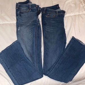 2 pair of Hollister jeans